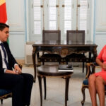 Ambassador Ian Madeleine presented his credentials to the President of the Republic of Cuba, H.E. Mr. Miguel Diaz-Canel, as non-resident Ambassador, in Havana on 15 April in the Presence of the Minister of Foreign Affairs, Mr. Bruno RobrÍguez Parilla.