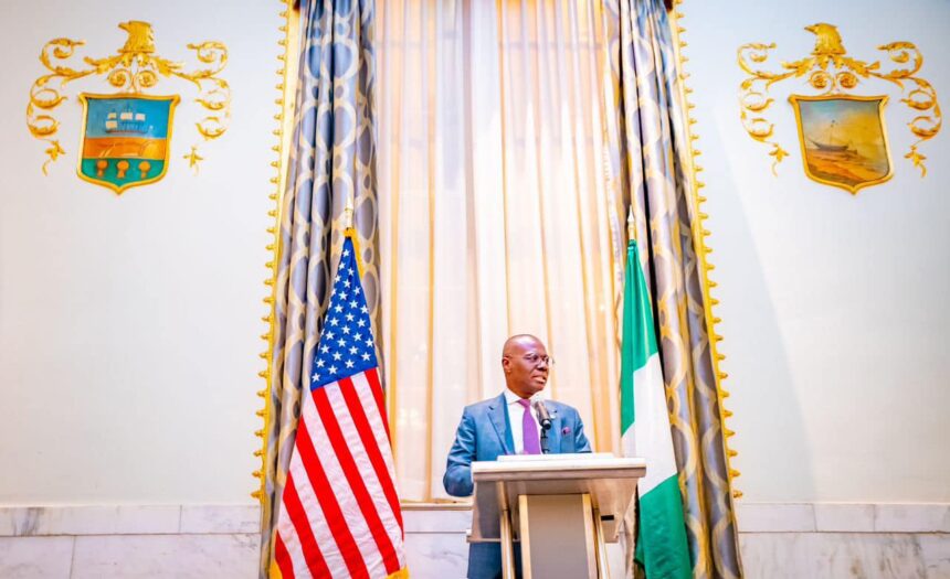 Lagos State Governor, His Excellency Mr. Babajide Sanwo-Olu, recently attended a high-level US-Nigeria Council for Food Security, Trade and Investment (UNSC) event on the sidelines of the World Bank-IMF Spring Meetings at the prestigious Mayflower hotel in Washington DC.