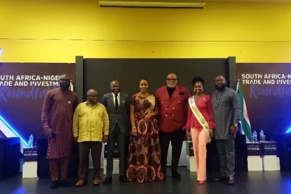 South Africa’s Consul General in Lagos, Dr. Bobby Moroe, Nyameko Goso, chief director, West Africa, Department of International Relations and Cooperation, South Africa and other stakeholders