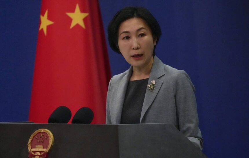 Chinese Foreign Ministry Spokesperson Mao Ning © AP Photo/Andy Wong