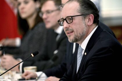Austrian Foreign Minister Alexander Schallenberg © Brendan Smialowski/Pool Photo via AP
