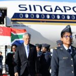 Prime Minister Lee Hsien Loong of Singapore arrives in South Africa for an official visit. Photo: DIRCO