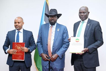 South Sudan and Ethiopia sign a cross-border highway agreement, boosting economic ties.Photo: MFA South Sudan