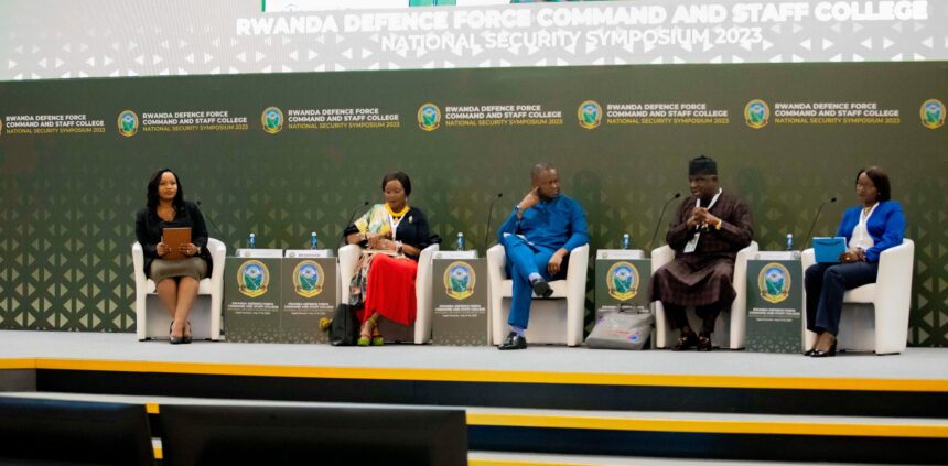Permanent Secretary Clementine Mukeka participated in the 10th National Security Symposium 2023. Panelists shared their views and experience on “Migration and Brain Drain: Strategic Options for Africa