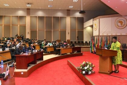 Deputy minister Candith Mashego-Dlamini attends Pan-African Parliament's sixth parliament opening. photo: DIRCO