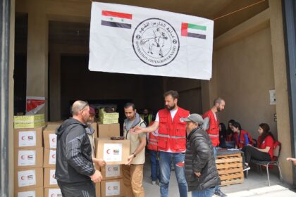 'Operation Gallant Knight 2' distributes food parcels to 600 medical personnel in Latakia