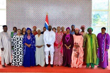 African Women Leaders Network pays a courtesy call on Dr. Tangara. MFA The Gambia
