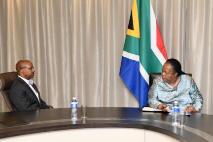 The US Ambassador to South Africa, Reuben Brigety and International Relations and Cooperation minister, Naledi Pandor