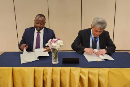 Africa Finance Corporation (AFC) and Japan Bank for International Cooperation (JBIC) sign MOU to drive energy transition and economic sustainability in Africa. Sharm El Sheikh, 24 May 2023. Photo: AFC