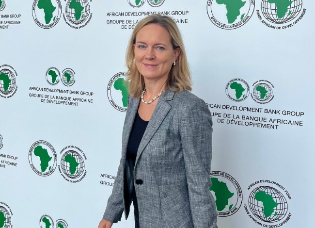Caroline Kende-Robb arriving on her first day in my new position at the AfDB Group in Abidjan on October 12, 2022. Photo: @CarolineKende