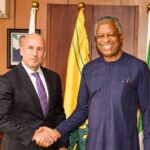 The Hon. Minister of Foreign Affairs, H.E. Geoffrey Onyeama received in audience the Canadian High Commissioner to Nigeria, H.E. James Christoff on 19th May, 2023. Photo: MFA Nigeria