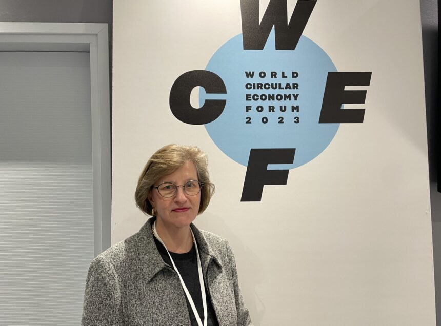Anne Vasara, the Ambassador for Circular Economy and Energy at Department of International Trade in the Finnish Ministry for Foreign Affairs. Photo: WAM
