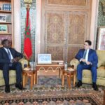 Honorable Stanley Kasongo Kakubo Zambia's minister of foreign affairs and Nasser Bourita, Minister of Foreign Affairs in Egypt. Photo: Zambia MoFAC