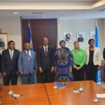Hon. Netumbo Nandi-Ndaitwah, Deputy Prime Minister and Minister of International Relations and Cooperation together with H.E Elias Magosi, Executive Secretary of SADC held consultations with SADC Ambassadors Photo: MoIRC Namibia