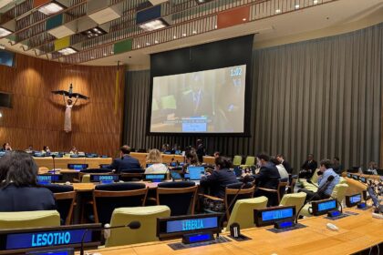 The Permanent Representative of the Kingdom of Lesotho to the United Nations, H.E Matete ‘Nena represented Lesotho at the 2023 United Nations High Level Political Forum on Sustainable Development (HLPF). Photo: MoFAIR Lesotho