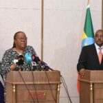 South Africa-Ethiopia Joint Ministerial Commission, Dr Naledi Pandor and her counterpart, Deputy Prime Minister and Minister, H.E Demeke Mekonnen, held a media briefing to give feedback on discussions held between the two countries during the meeting. Photo: DIRCO