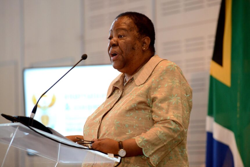 Minister of International Relations and Cooperation, Naledi Pandor.