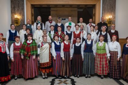 The esteemed Latvian Diplomatic Choir, also known as Latvijas Diplomātiskais koris Photo: MoFAR Latvia
