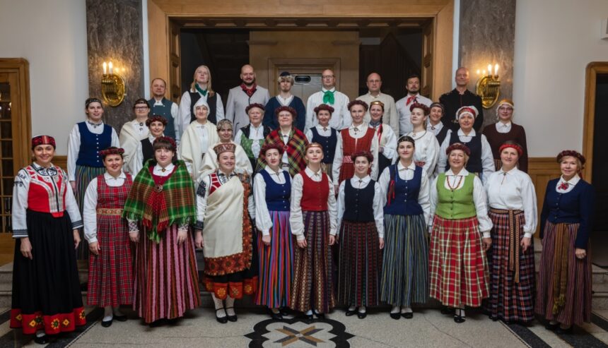 The esteemed Latvian Diplomatic Choir, also known as Latvijas Diplomātiskais koris Photo: MoFAR Latvia