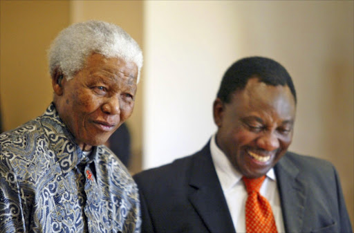 The late former South African president, Nelson Mandela, and businessman, Cyril Ramaphosa. File photo. Image: Gallo Images/Rapport/James Oatway