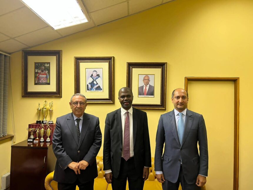 Ambassador Methqal and Foreign Affairs PS H.E Sizwe Ntshangase Photo: MoFAIC Eswatini