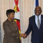 The Special envoy of His Excellency Dr. Emmerson D. Mnangagwa, President of the Republic of Zimbabwe,Hon Oppah Charm Zvipange Muchinguri visited Lesotho on 2 August, 2023 as mandated by His Excellency the President. Hon Muchinguri is the Minister of Defence and Veteran Affairs of the Republic of Zimbabwe. Photo: MoFAIR Lesotho