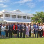 Senior officials meeting co-chaired by the Permanent Secretary for Foreign Affairs Dr. Lesikimacuata Korovavala and Australia's High Commissioner to Fiji, His Excellency Mr. Ewen McDonald. Photo: Fiji Government
