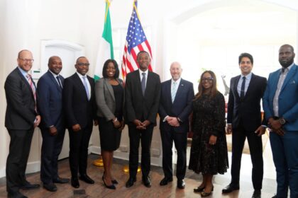 U.S. Deputy Treasury Secretary Wally Adeyemo in Nigeria. Photo: US Mission, Nigeria