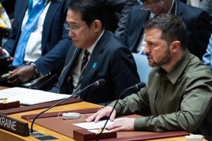 Ukrainian President Volodomyr Zelenskiy