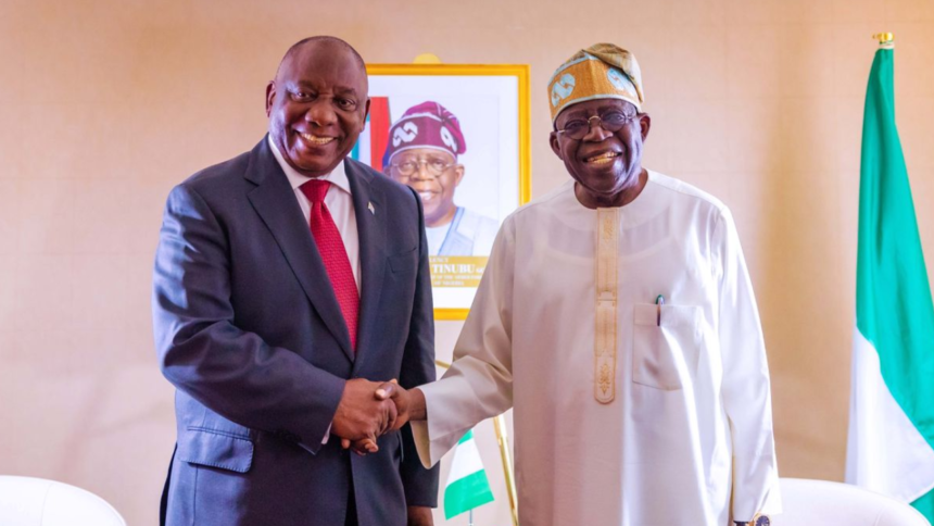 South African Preisdent Cyril Ramaphosa and Nigerian President Bola Tinubu met recently in New York