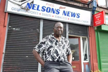 Nelson Shardey ran his newsagents for more than 30 years (Image: Andrew Teebay/Liverpool Echo)