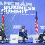 President William Ruto during the U.S.- East Africa Trade & investment Forum. Photo: Kenyan Presidency