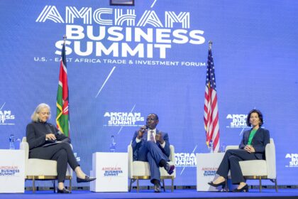 President William Ruto during the U.S.- East Africa Trade & investment Forum. Photo: Kenyan Presidency