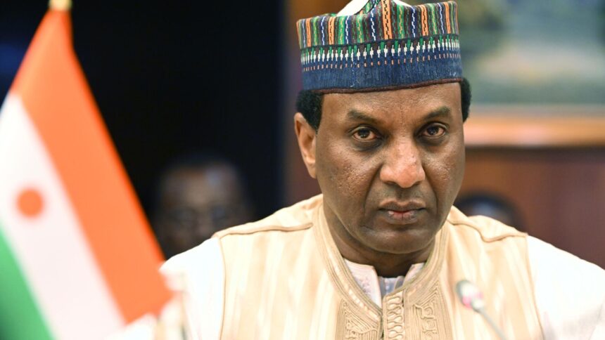 Niger's Prime Minister, Ali Mahaman Lamine Zeine