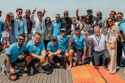 The Afreximbank delegation led by Executive Vice President Intra-African Trade and Export Development Bank, Mrs Kanayo Awani, also includes Mr Osahon Akpata from CANEX Creations Incorporated, Ms Adaeze Anyaoku from Communications and Events and Mr Gaisie Yao from the Fund for Export Development in Africa (FEDA). Photo: Afreximbank