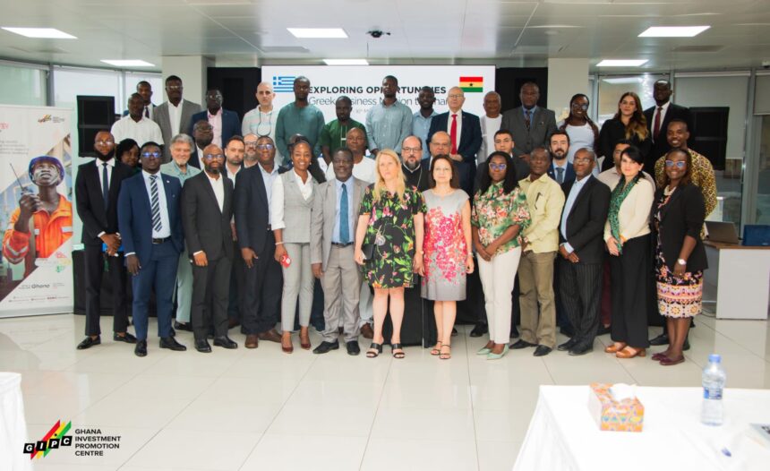 The Centre, on 14th May 2024 hosted a Greek Business Delegation as part of their mission to Accra, Ghana to explore investment opportunities. Photo: GIPC