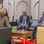 Bangul, 03 May 2024 - The Minister of Foreign Affairs and International Cooperation, His Excellency Ahmed Maalem Faqi Ahmed, met today Thursday, with his counterpart the Minister of Foreign Affairs, Cooperation and Mauritanians Abroad of the Islamic Republic of Mauritania, His Excellency Mr. Mohamed Salem Ould Marzouk. Photo: MoFA Somalia