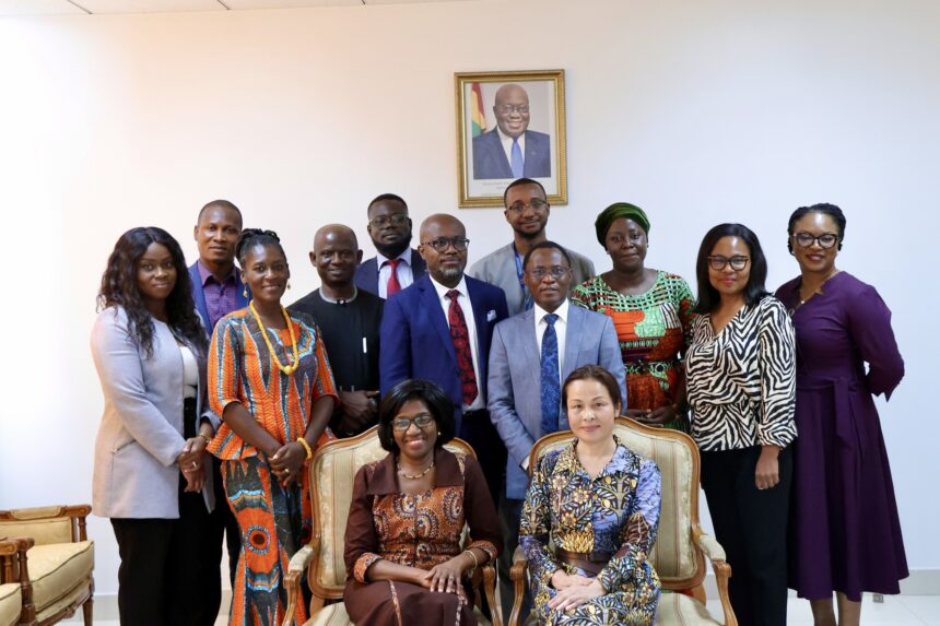 West African Representative of the OIF, Amb. Thi Hoang Mai Tran, held a meeting with the Coordinating Director in charge of Political & Economic Affairs at the Ministry of Foreign Affairs and Regional Integration, Amb. Hannah Nyarko, at the Ministry on Tuesday, 14th May, 2024. Photo: MoFARI Ghana