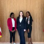 Hilde Amushembe, Ester Hango and Dr. Jill Motschenbacher. Photo: U.S. Embassy Namibia