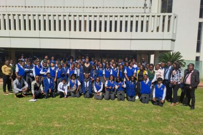 Rhodes Park School paid a courtesy call to the Zambian High Commission during their education tour of Pretoria. Photo: Zambian High Commission, Pretoria.