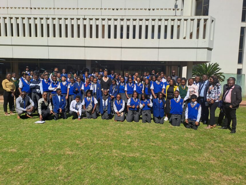 Rhodes Park School paid a courtesy call to the Zambian High Commission during their education tour of Pretoria. Photo: Zambian High Commission, Pretoria.