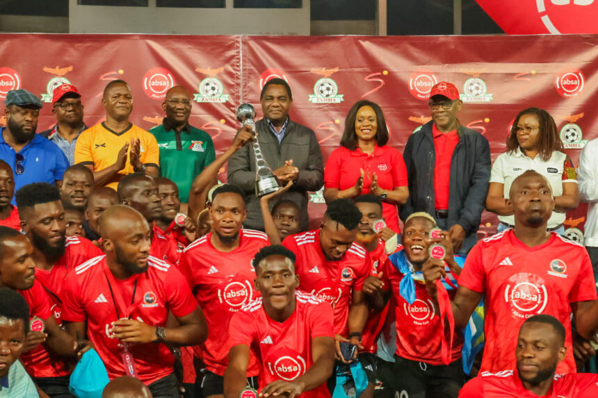 Sunday 12 May 2024, Hakainde Hichilema President of the Republic of Zambia with the Red Arrows in Lusaka.