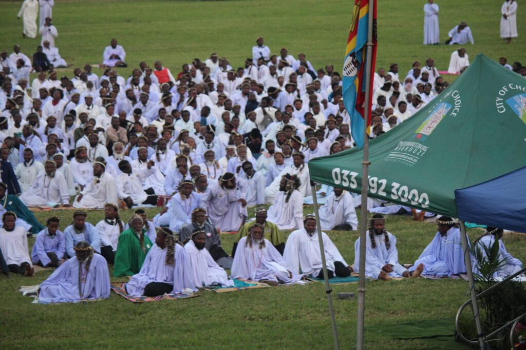 Spiritual gathering in Eswatini