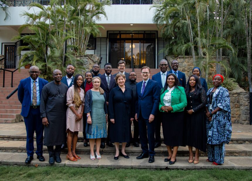 UK High Commissioner to Nigeria, His Excellency Dr Richard Montgomery CMG welcomed the delegation at his residence to discuss the strong UK-Nigeria relationship. Photo: X.com/@RMontgomeryUK