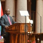 President @CyrilRamaphosa signs the National Health Insurance Bill into law. Photo: X/@PresidencyZA