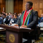 South Africa's hearing in the case concerning Application of the Convention on the Prevention and Punishment of the Crime of Genocide in the Gaza Strip. X@CIJ_ICJ