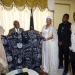The Liberian President, Joseph Boakai and the Olu of Orile-Ilawo, Abeokuta, Oba Alexander Macgregor.