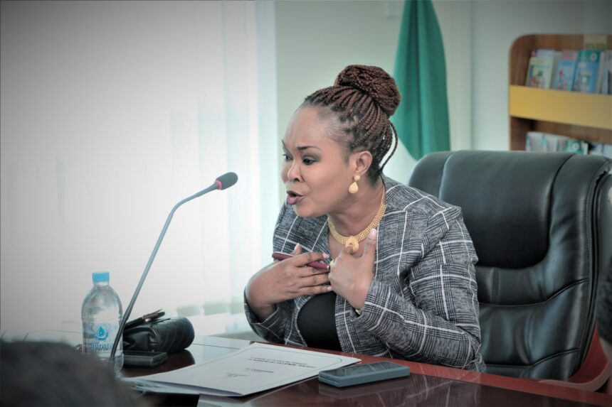 The Nigerian Minister of Women Affairs, Mrs Uju Kennedy-Ohanenye