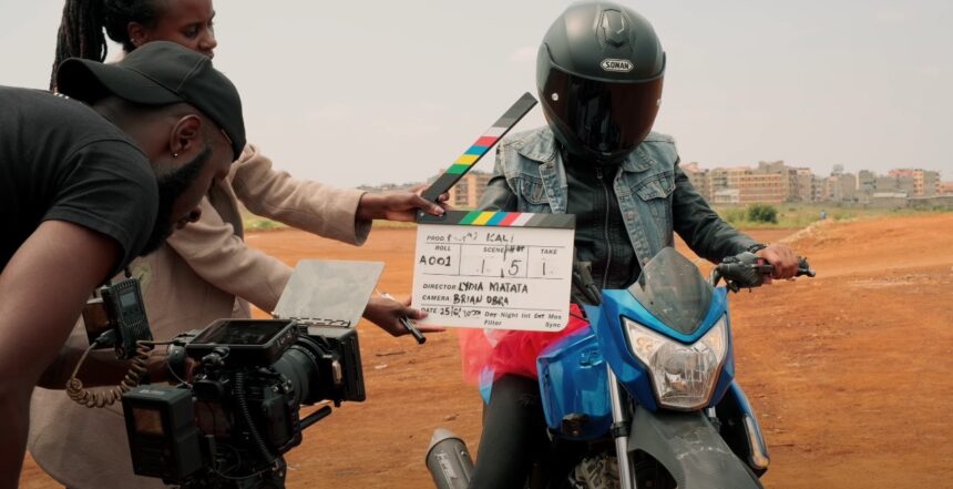 Screenshot from [BTS] Lydia Matata "Pepo Kali"