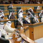 Kuwaiti legislators at the National Assembly in Kuwait City on 29 January 2024 (AFP/Yasser al-Zayyat)